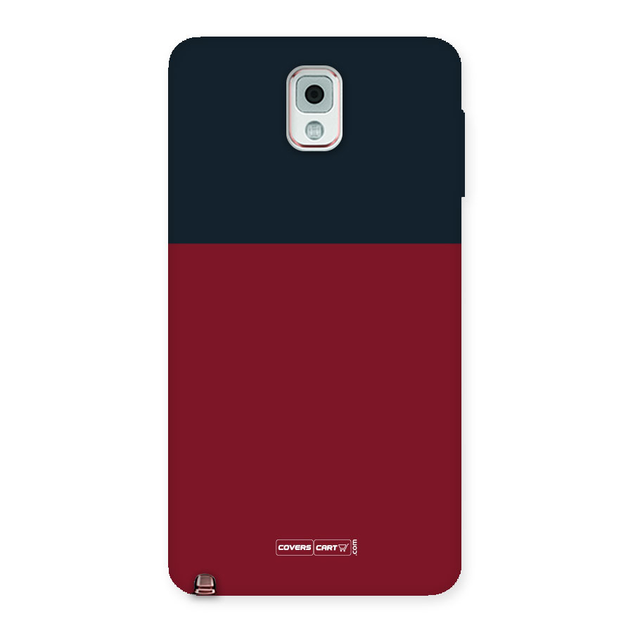 Maroon and Navy Blue Back Case for Galaxy Note 3