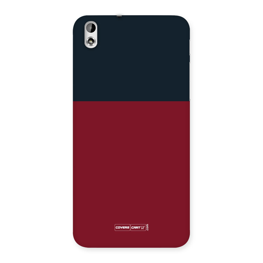 Maroon and Navy Blue Back Case for HTC Desire 816