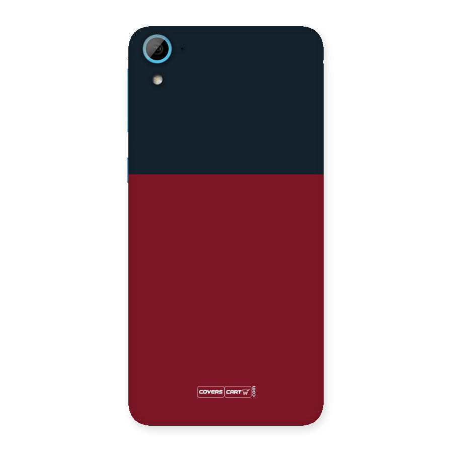Maroon and Navy Blue Back Case for HTC Desire 826