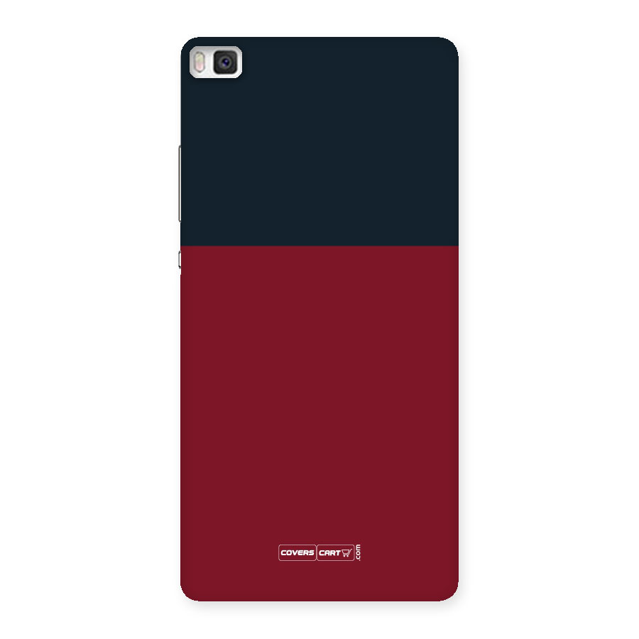 Maroon and Navy Blue Back Case for Huawei P8
