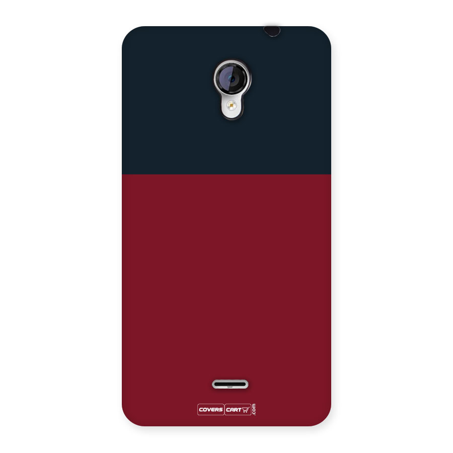 Maroon and Navy Blue Back Case for Micromax Unite 2 A106