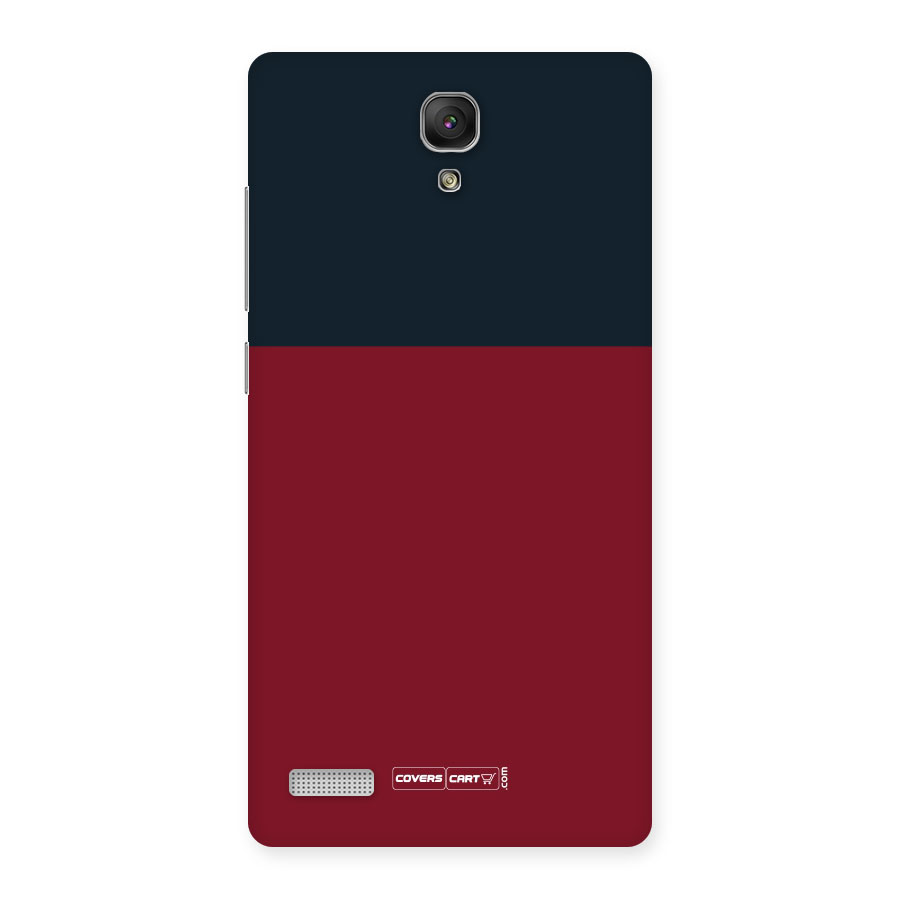 Maroon and Navy Blue Back Case for Redmi Note