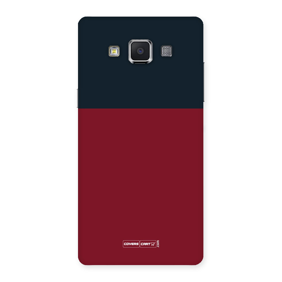 Maroon and Navy Blue Back Case for Samsung Galaxy A5