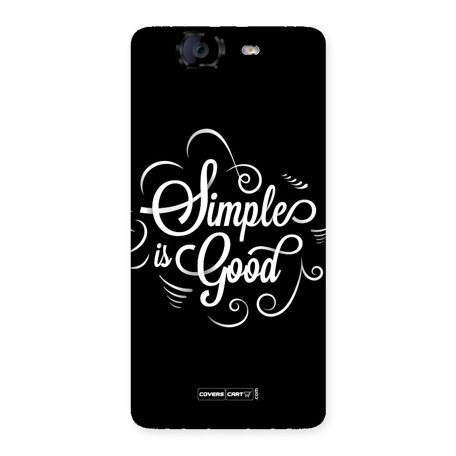 Simple is Good Back Case for Canvas Knight A350