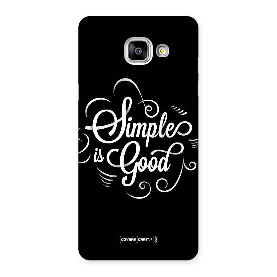 Simple is Good Back Case for Galaxy A5 2016