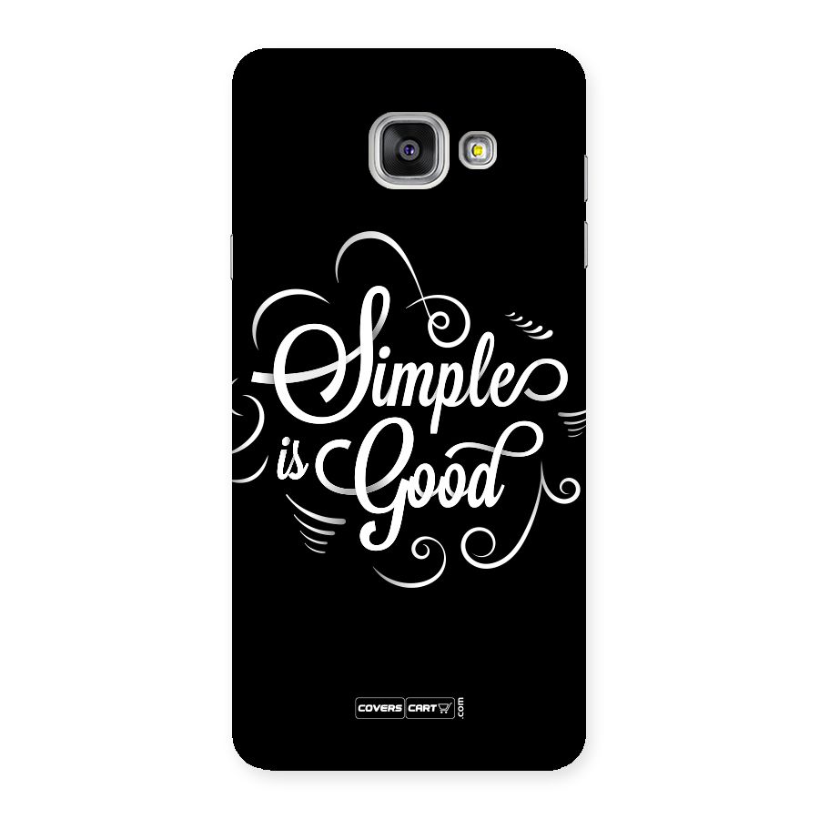 Simple is Good Back Case for Galaxy A7 2016