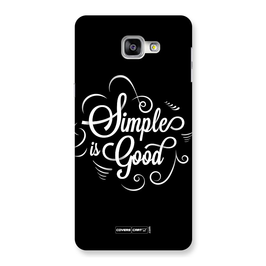 Simple is Good Back Case for Galaxy A9