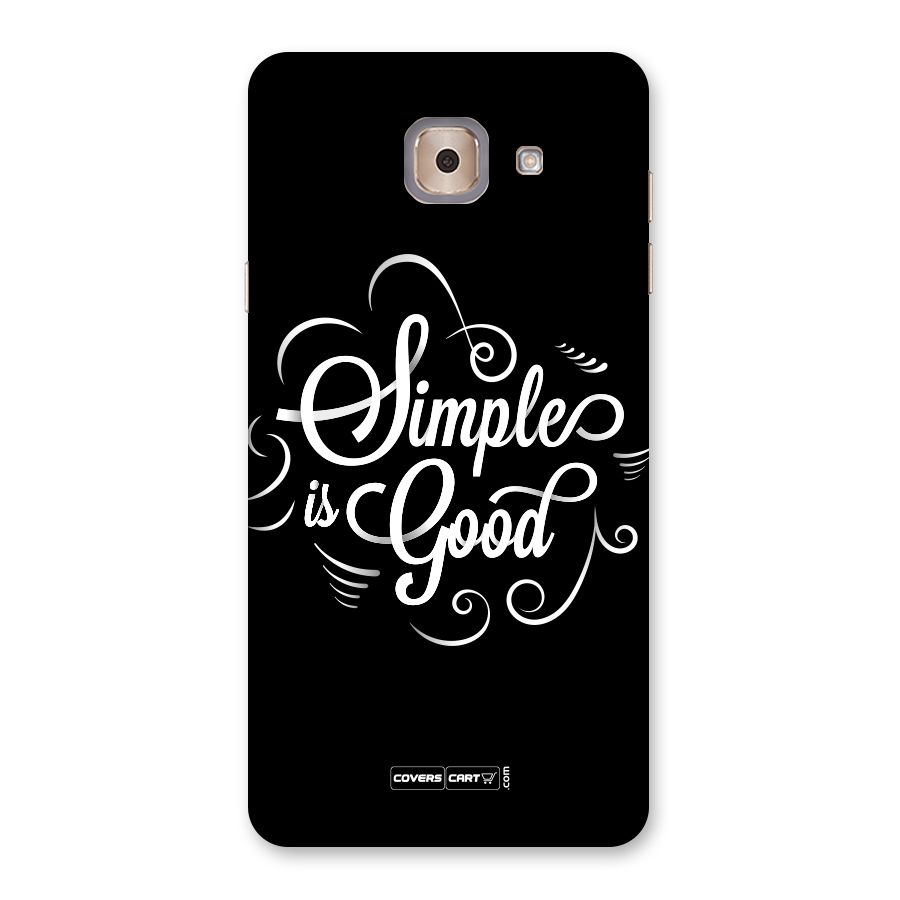 Simple is Good Back Case for Galaxy J7 Max