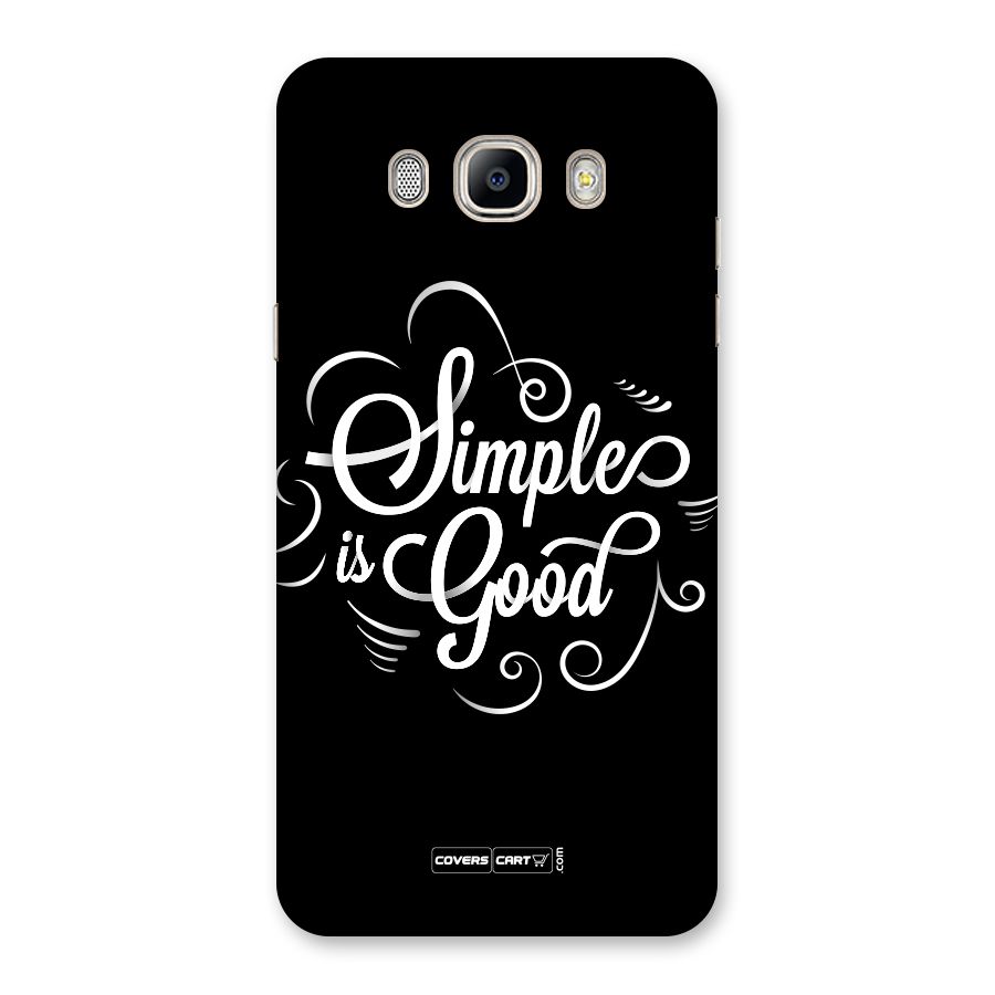 Simple is Good Back Case for Galaxy On8