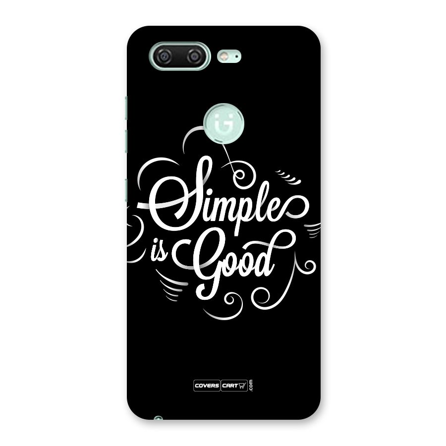 Simple is Good Back Case for Gionee S10