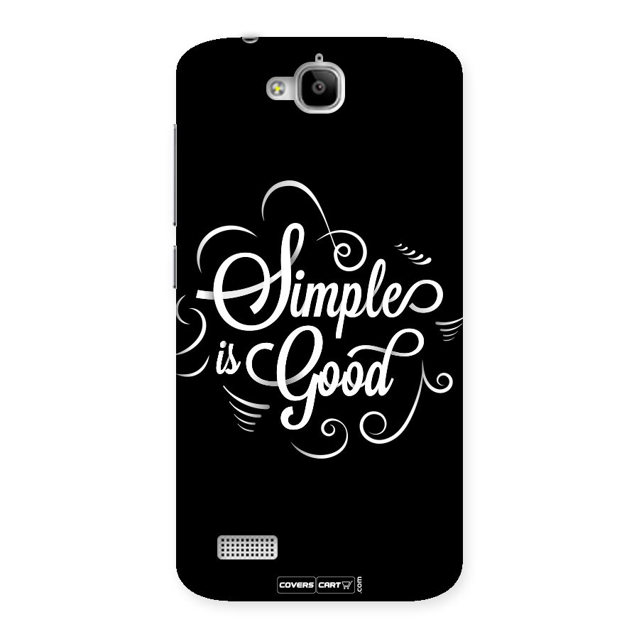 Simple is Good Back Case for Honor Holly