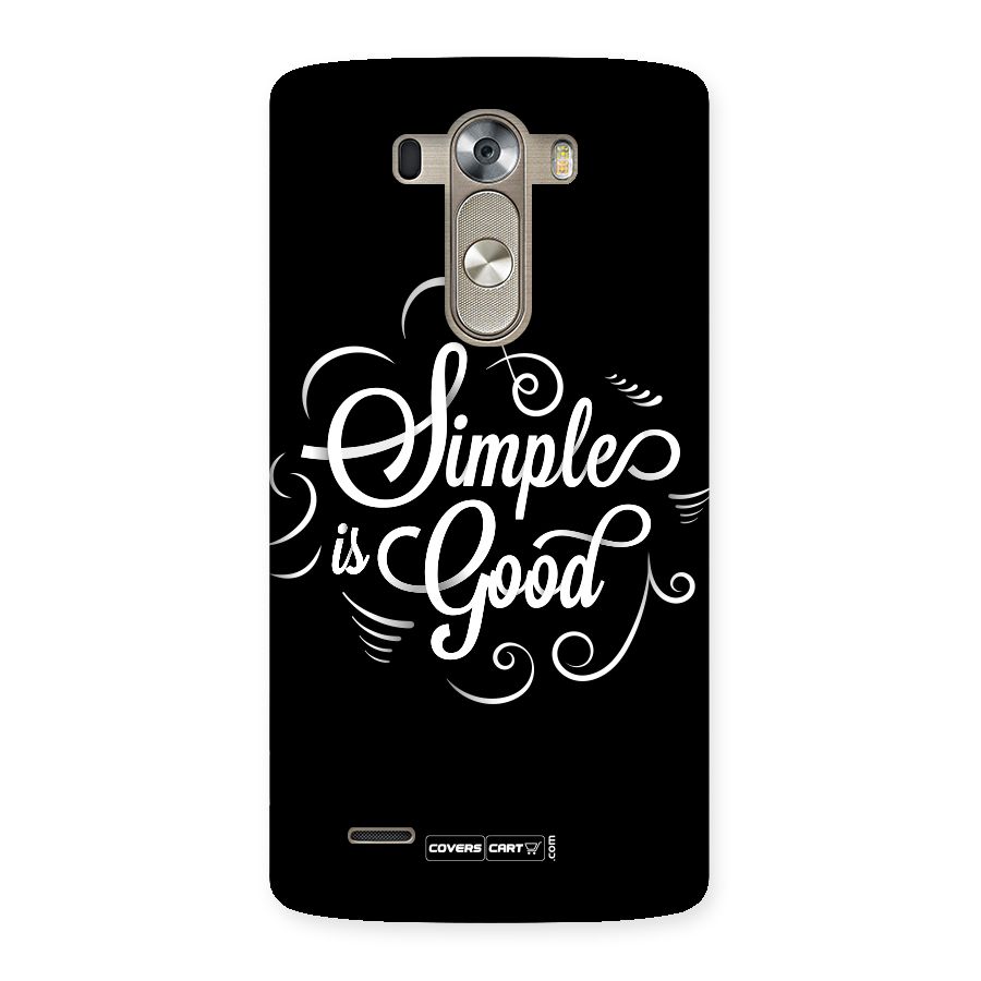 Simple is Good Back Case for LG G3
