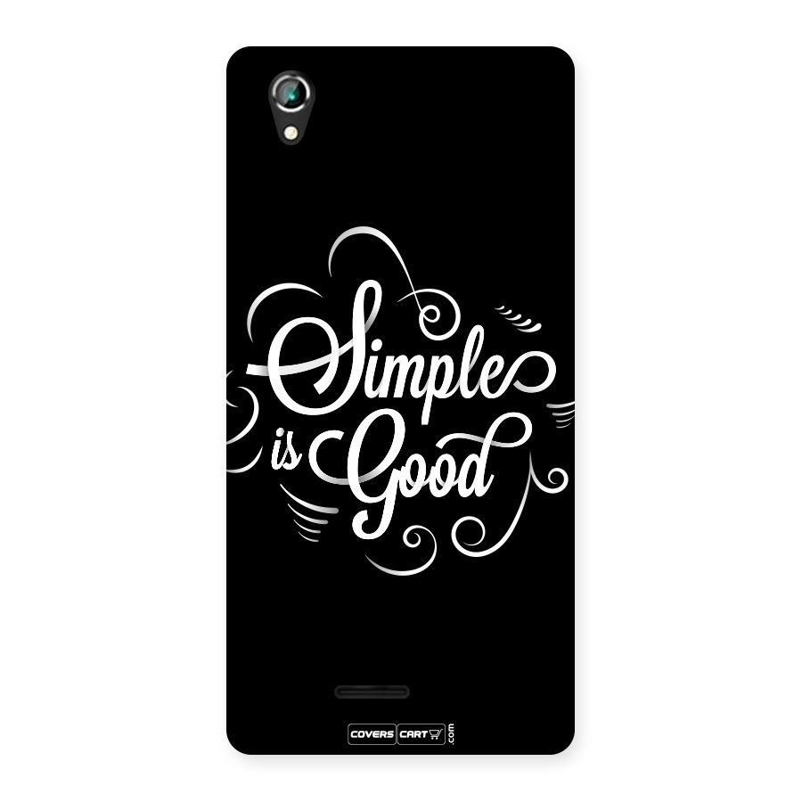 Simple is Good Back Case for Lava Iris 800