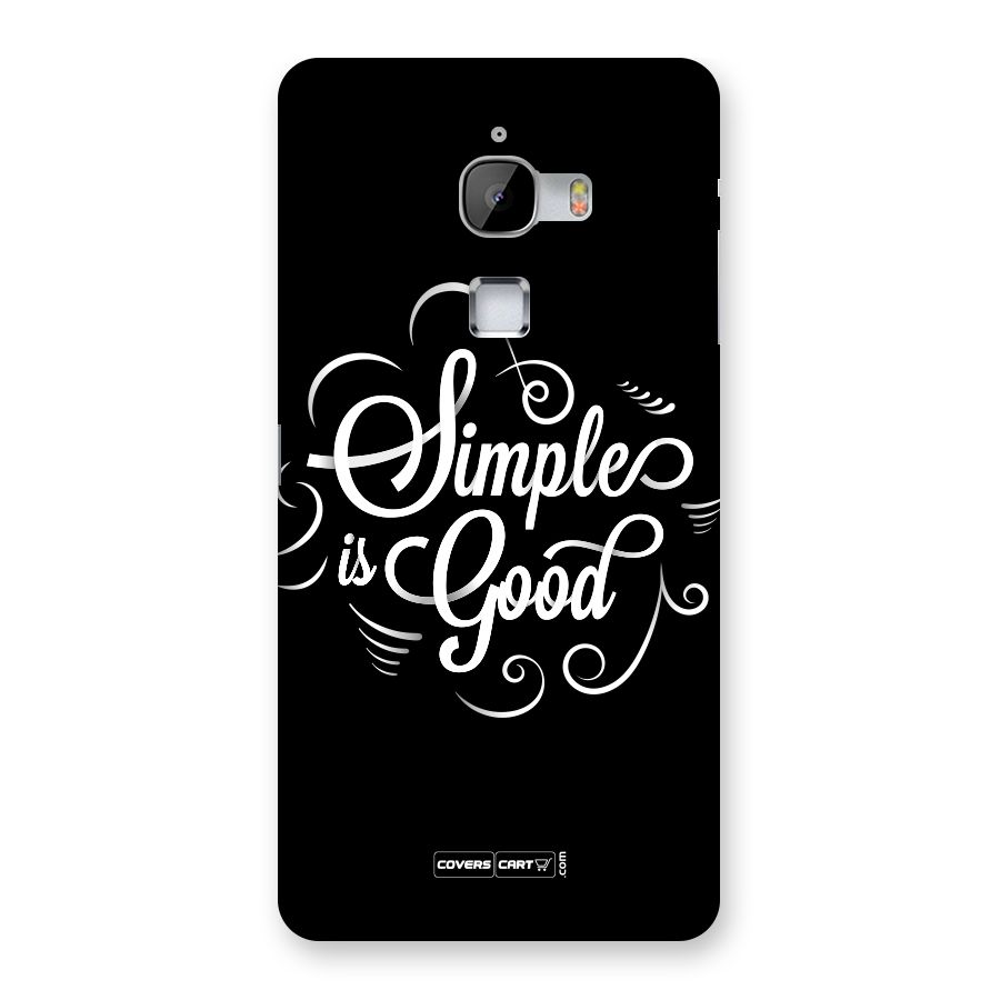 Simple is Good Back Case for LeTv Le Max