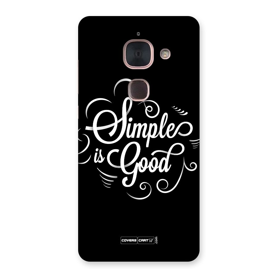 Simple is Good Back Case for Le Max 2