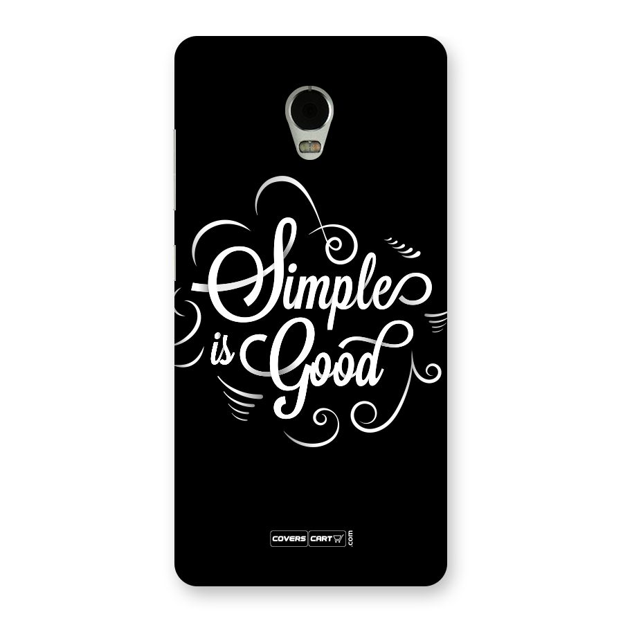 Simple is Good Back Case for Lenovo Vibe P1