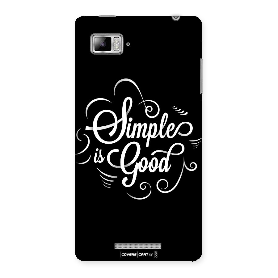 Simple is Good Back Case for Lenovo Vibe Z K910