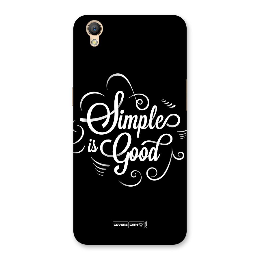 Simple is Good Back Case for Oppo A37