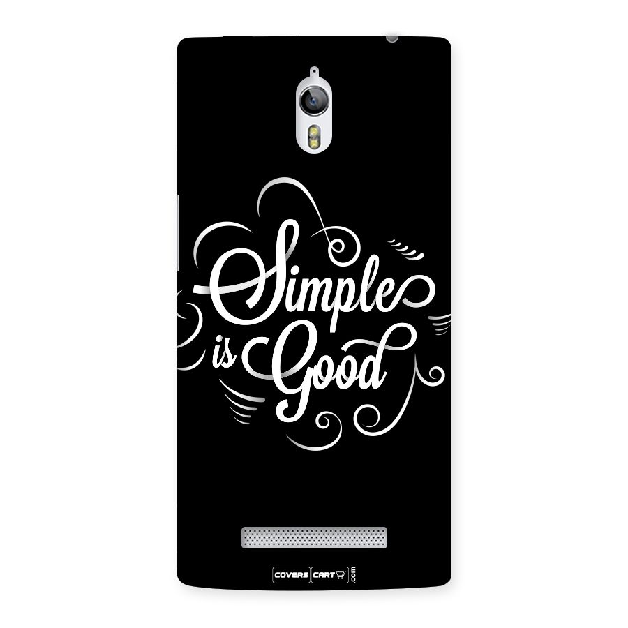 Simple is Good Back Case for Oppo Find 7