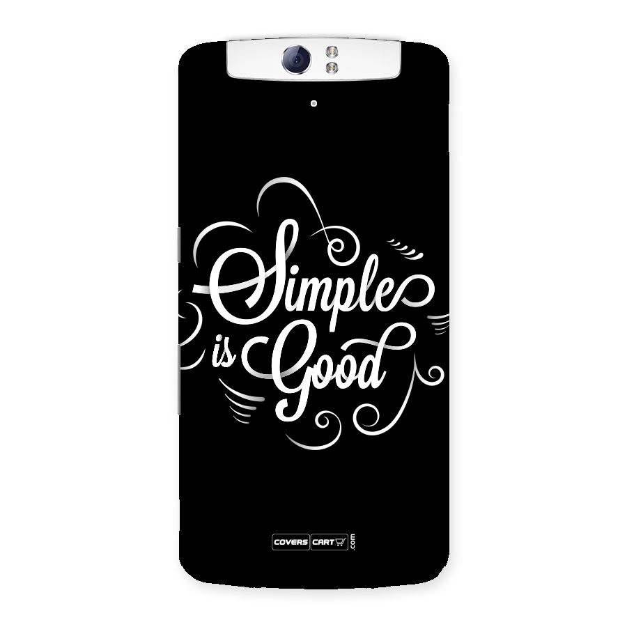 Simple is Good Back Case for Oppo N1