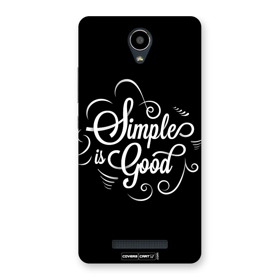 Simple is Good Back Case for Redmi Note 2