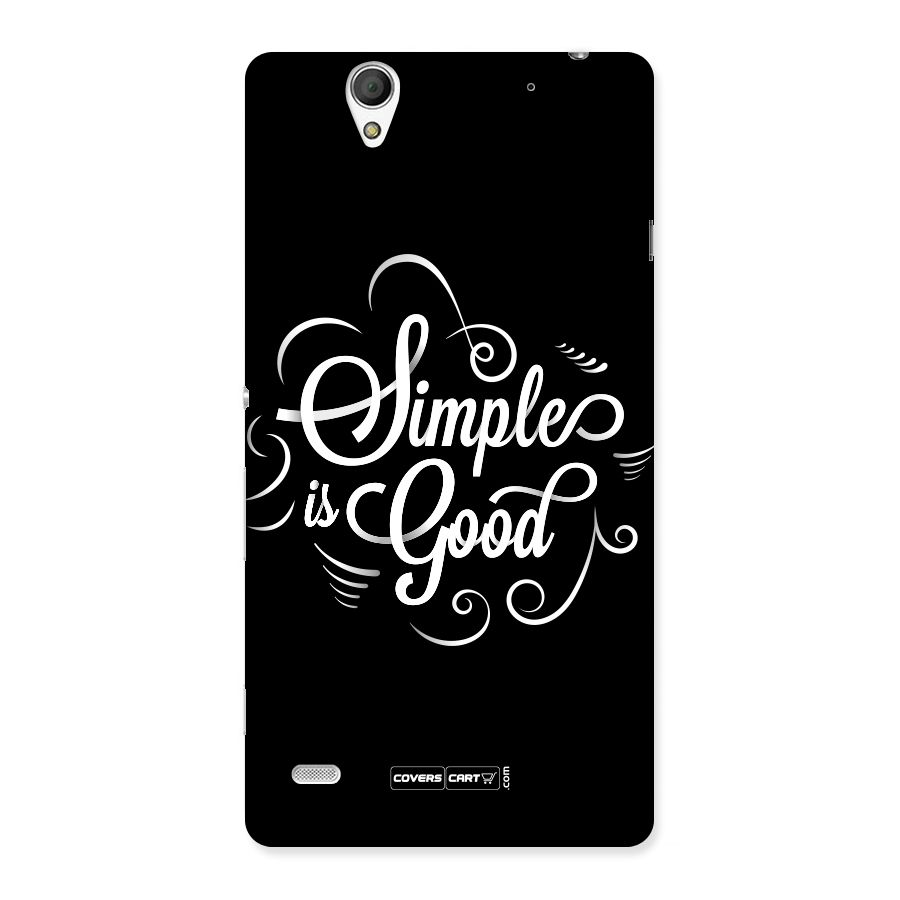 Simple is Good Back Case for Sony Xperia C4