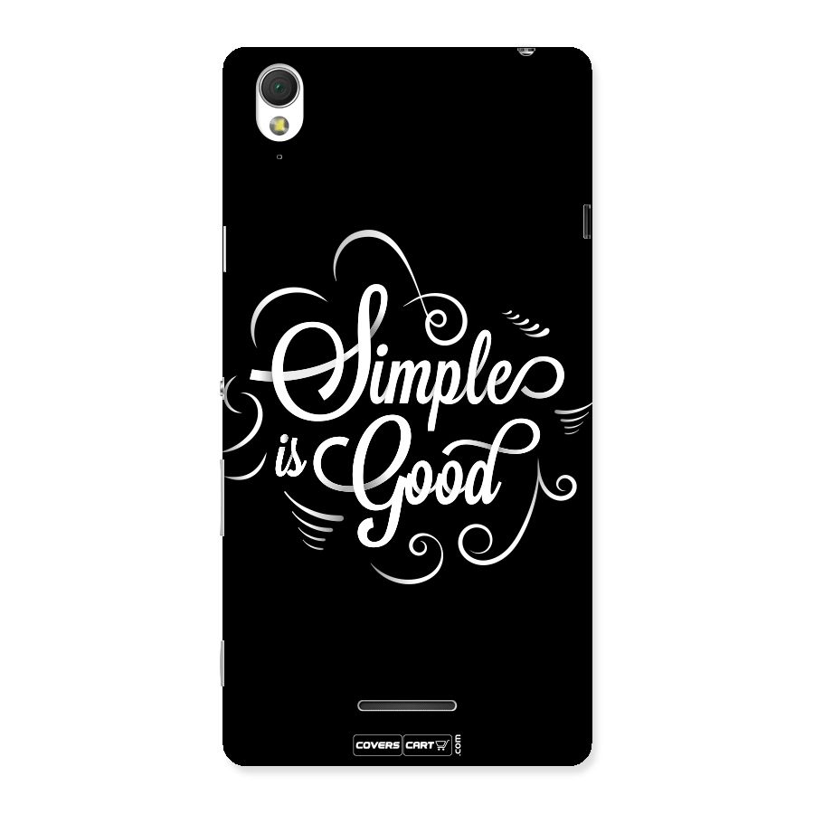 Simple is Good Back Case for Sony Xperia T3