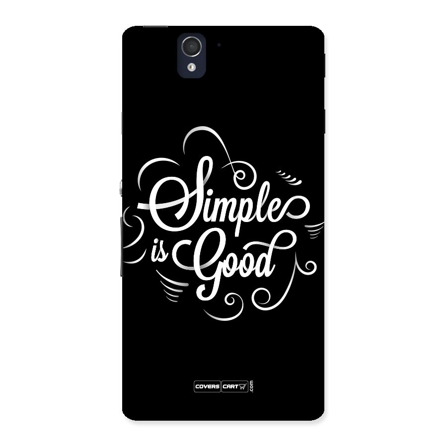 Simple is Good Back Case for Sony Xperia Z
