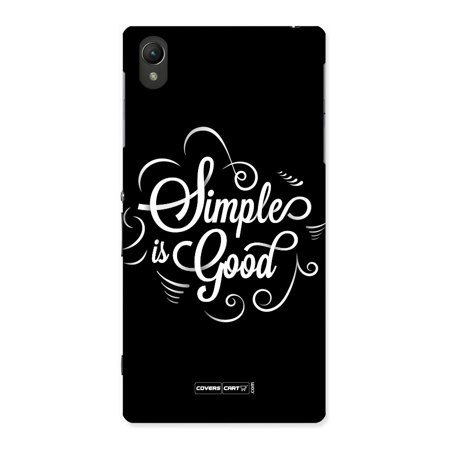 Simple is Good Back Case for Sony Xperia Z1