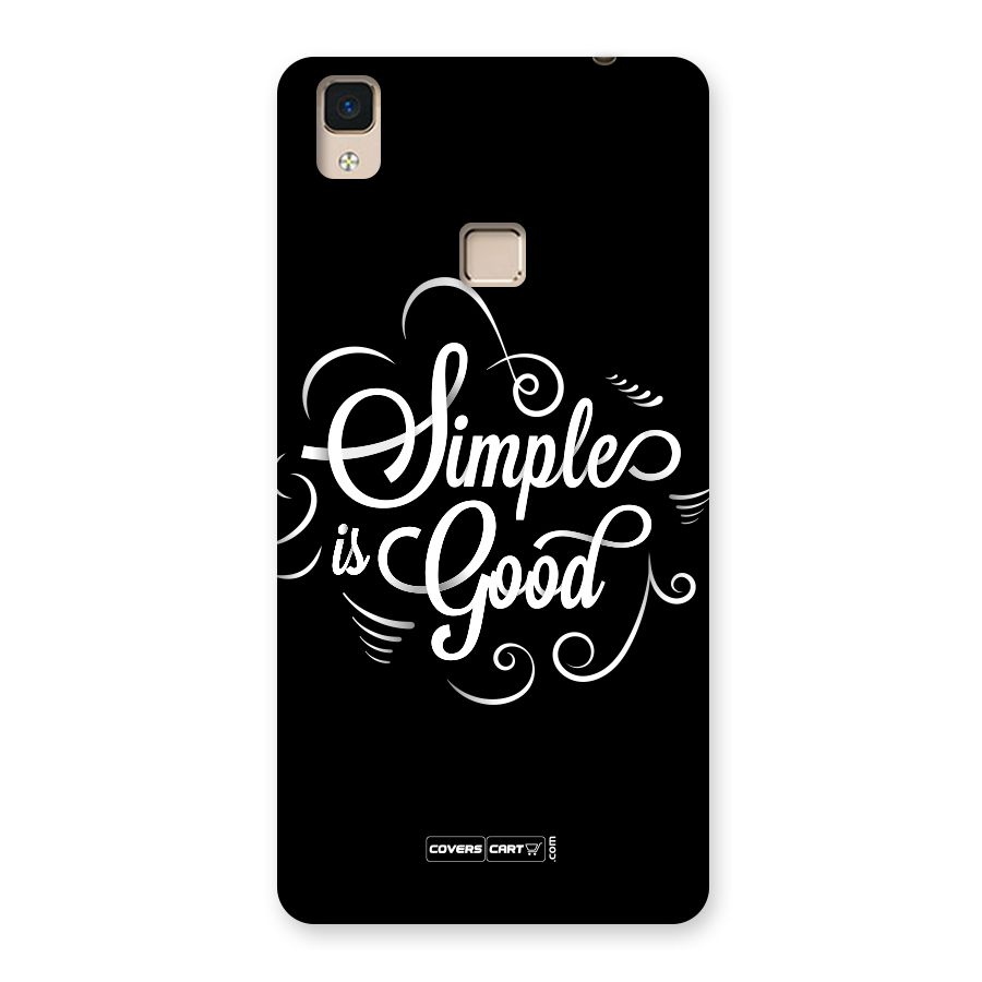 Simple is Good Back Case for V3 Max