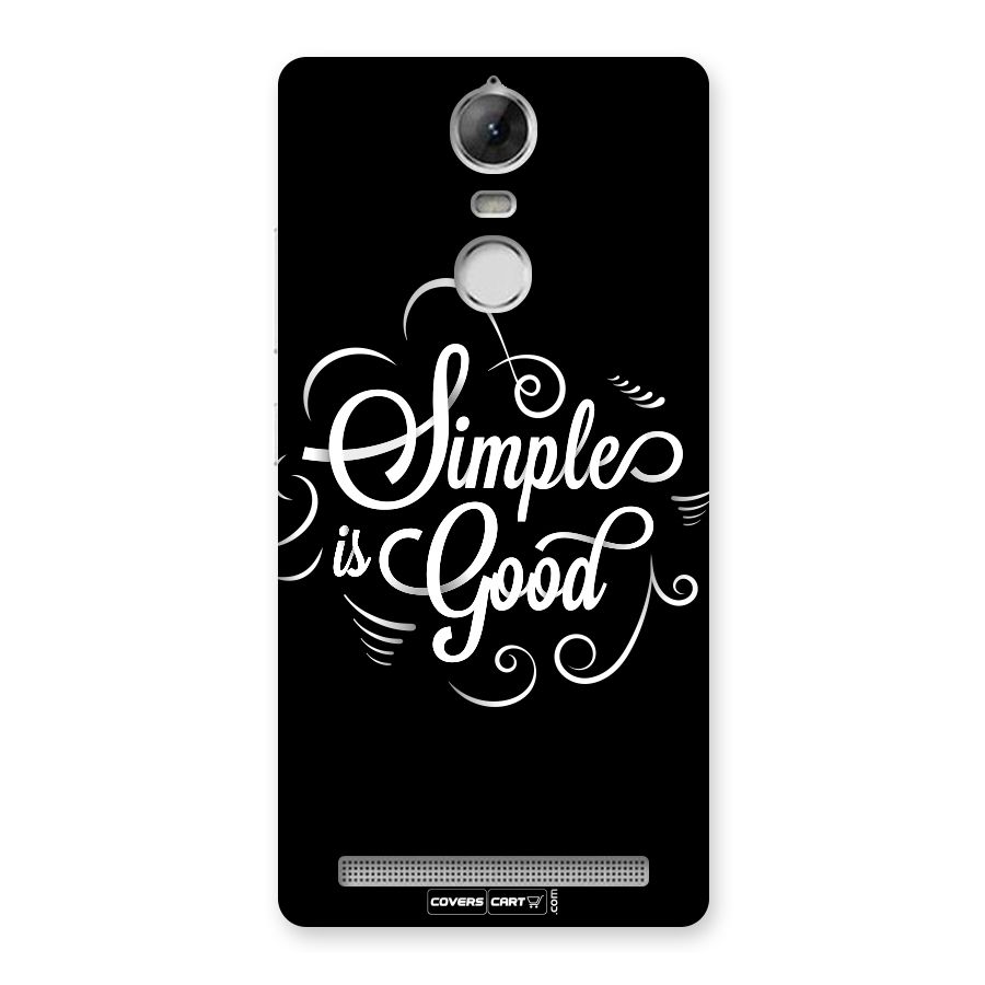 Simple is Good Back Case for Vibe K5 Note