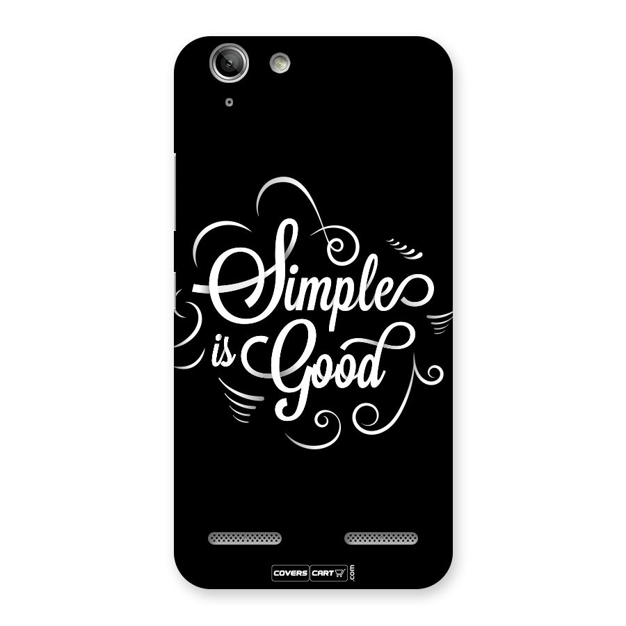 Simple is Good Back Case for Vibe K5 Plus