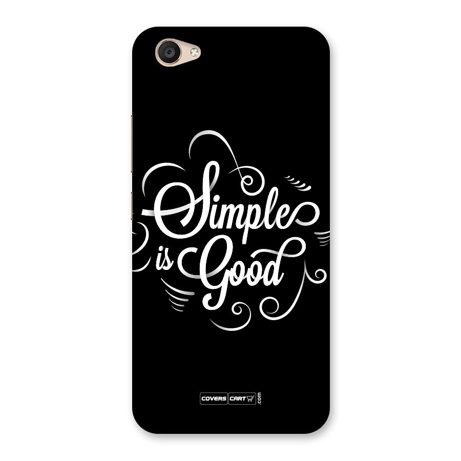 Simple is Good Back Case for Vivo V5 Plus