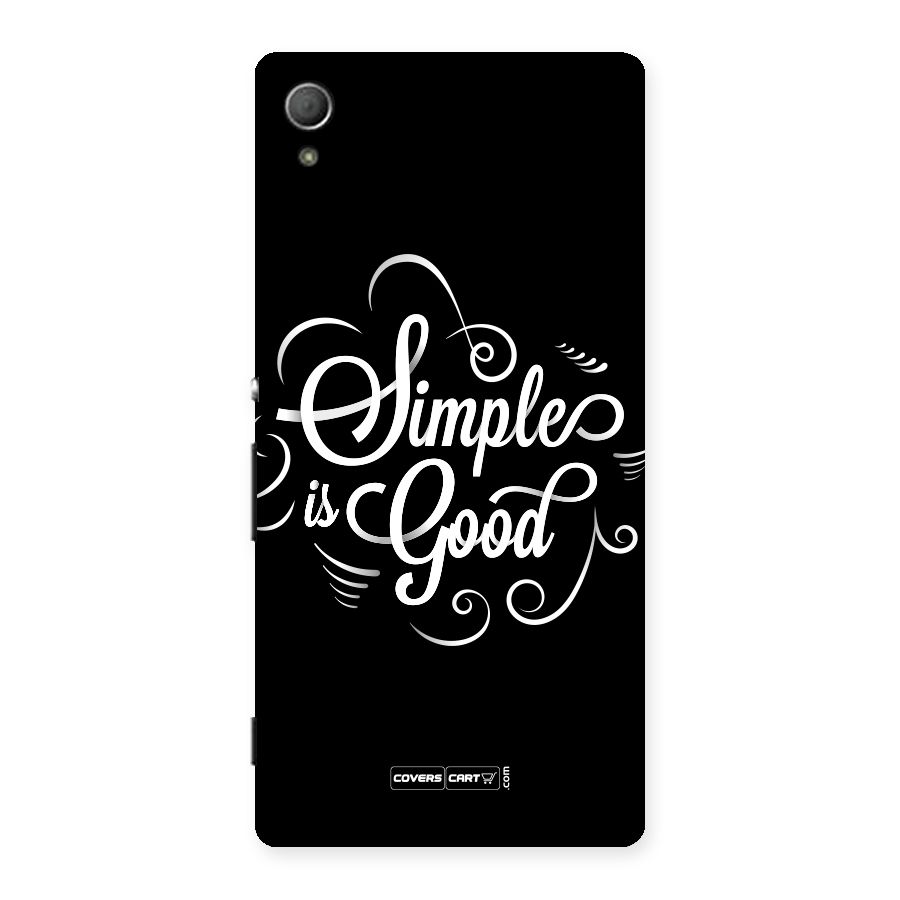 Simple is Good Back Case for Xperia Z4