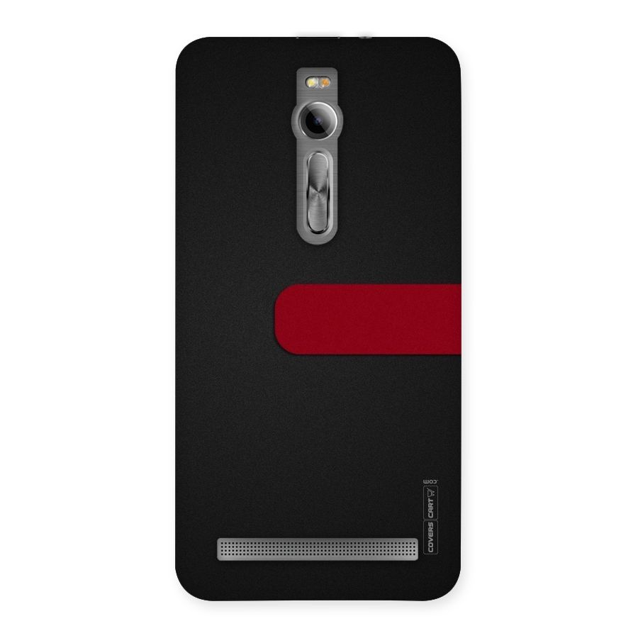 Single Red Stripe Back Case for Asus Zenfone 2
