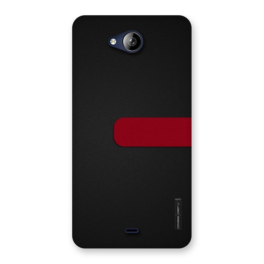 Single Red Stripe Back Case for Canvas Play Q355