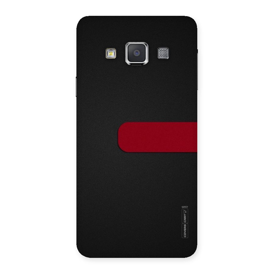 Single Red Stripe Back Case for Galaxy A3