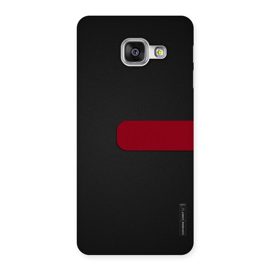 Single Red Stripe Back Case for Galaxy A3 2016