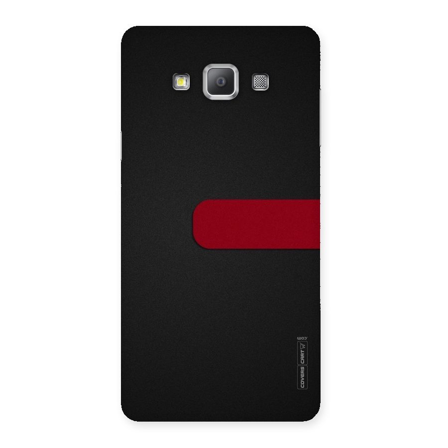 Single Red Stripe Back Case for Galaxy A7