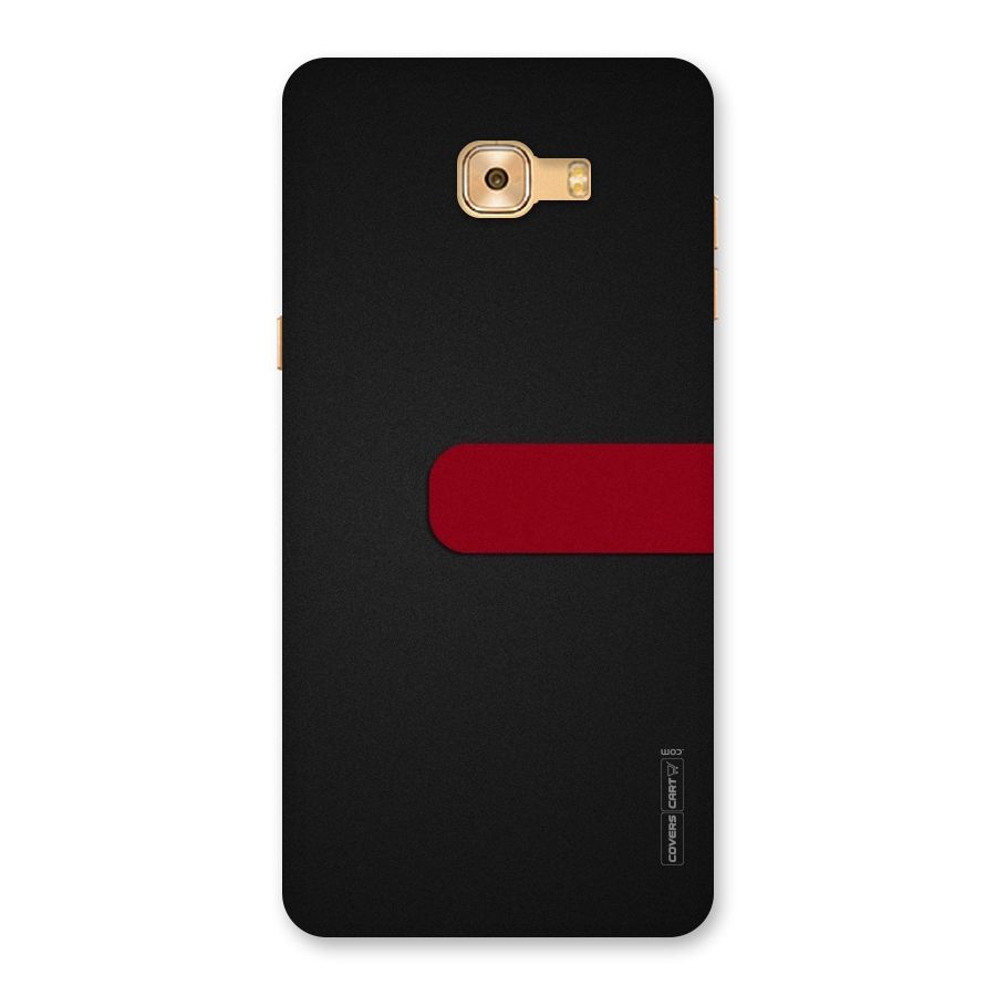 Single Red Stripe Back Case for Galaxy C9 Pro