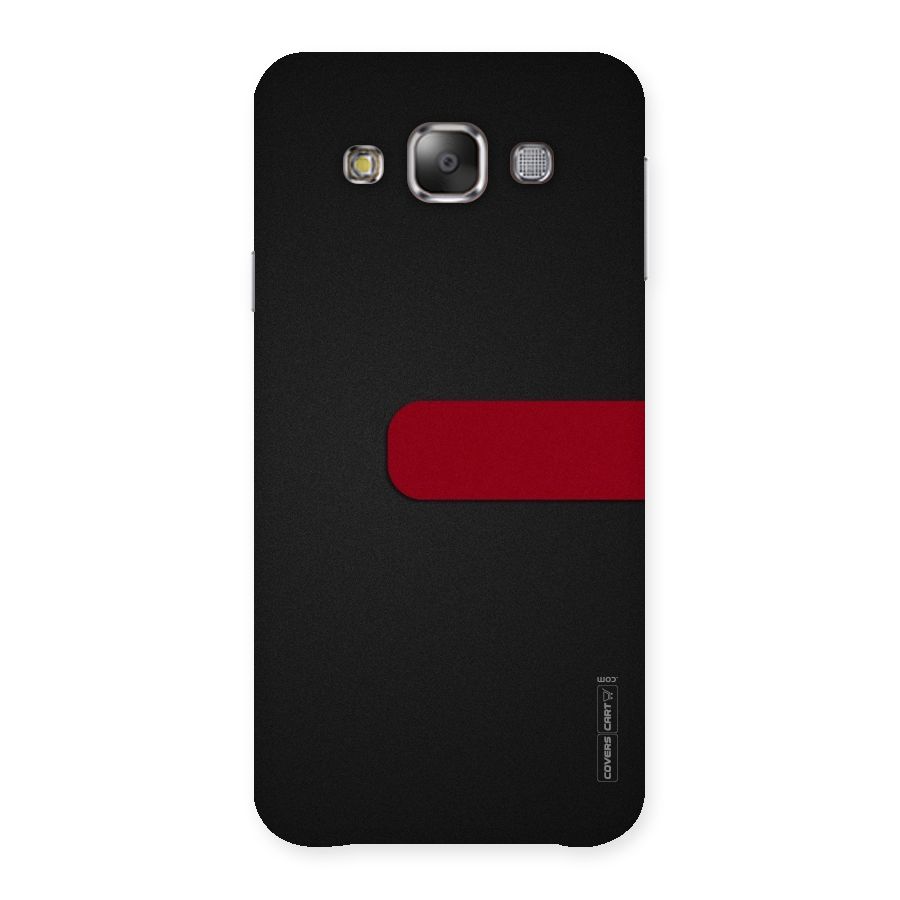 Single Red Stripe Back Case for Galaxy E7