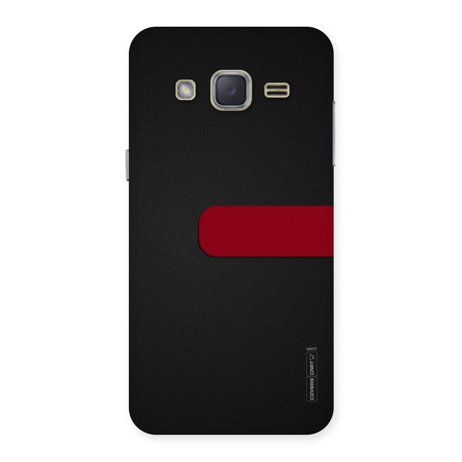 Single Red Stripe Back Case for Galaxy J2