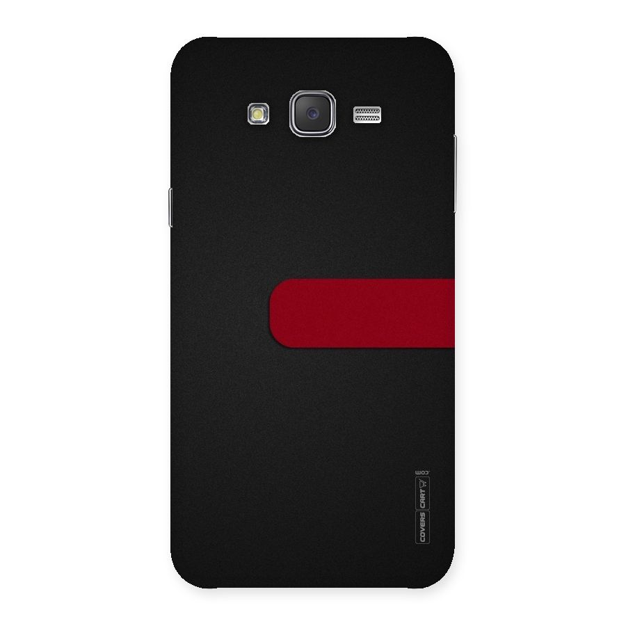 Single Red Stripe Back Case for Galaxy J7