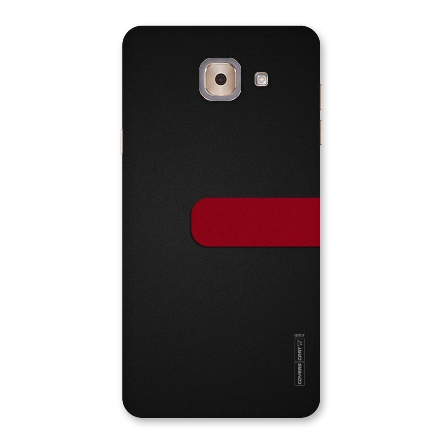 Single Red Stripe Back Case for Galaxy J7 Max