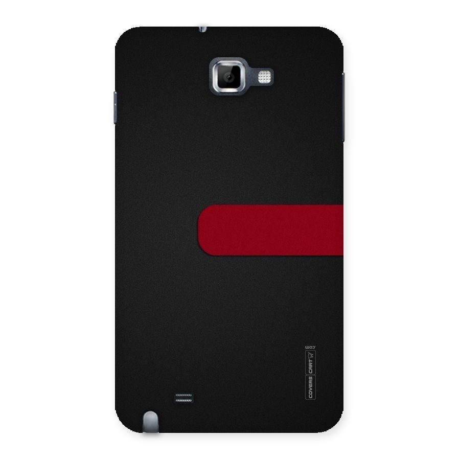 Single Red Stripe Back Case for Galaxy Note