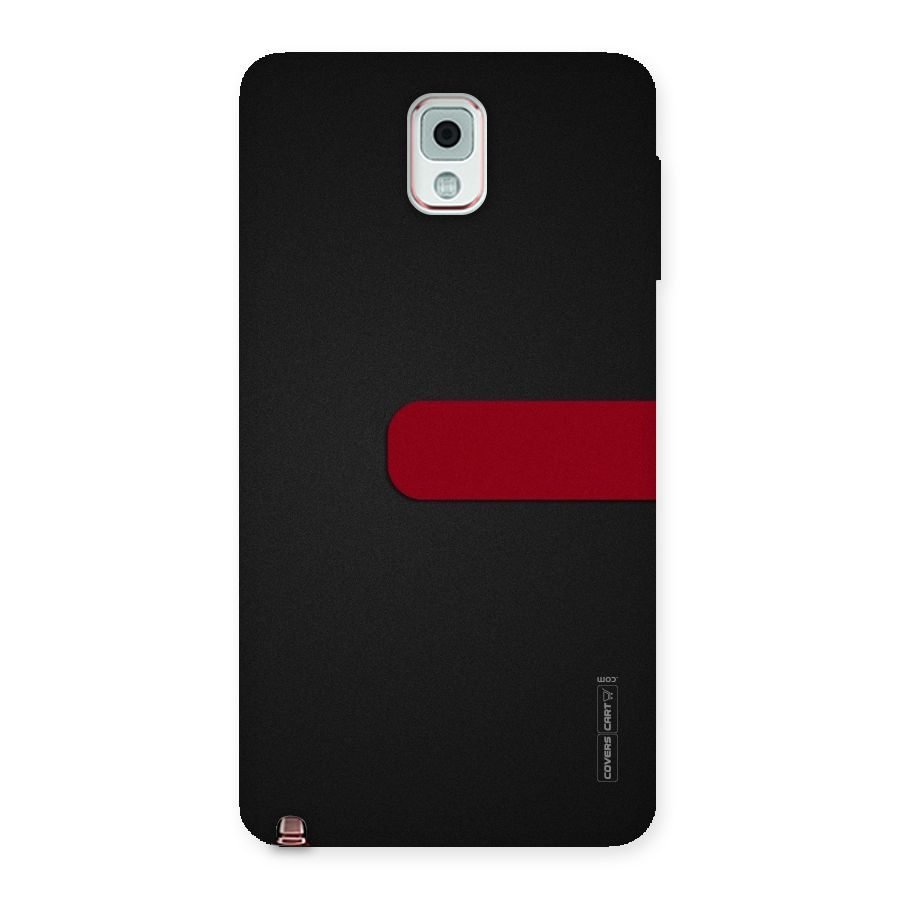 Single Red Stripe Back Case for Galaxy Note 3