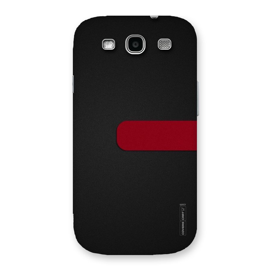 Single Red Stripe Back Case for Galaxy S3