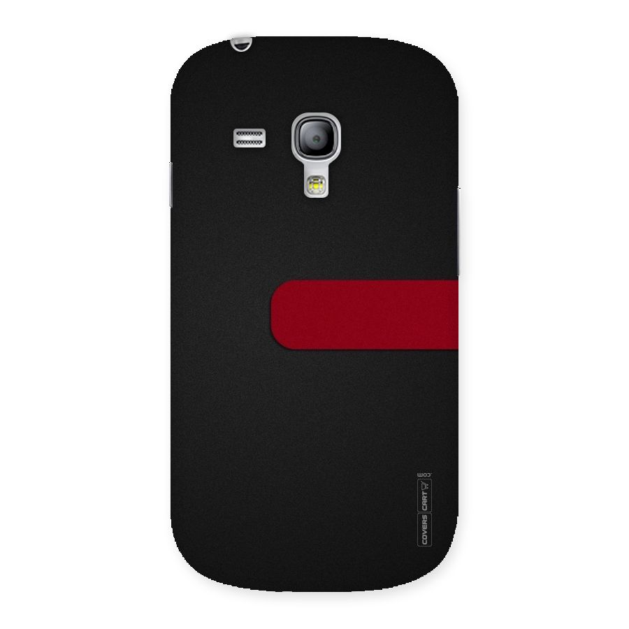 Single Red Stripe Back Case for Galaxy S3 Mini