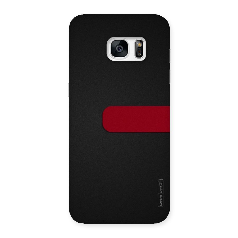 Single Red Stripe Back Case for Galaxy S7 Edge