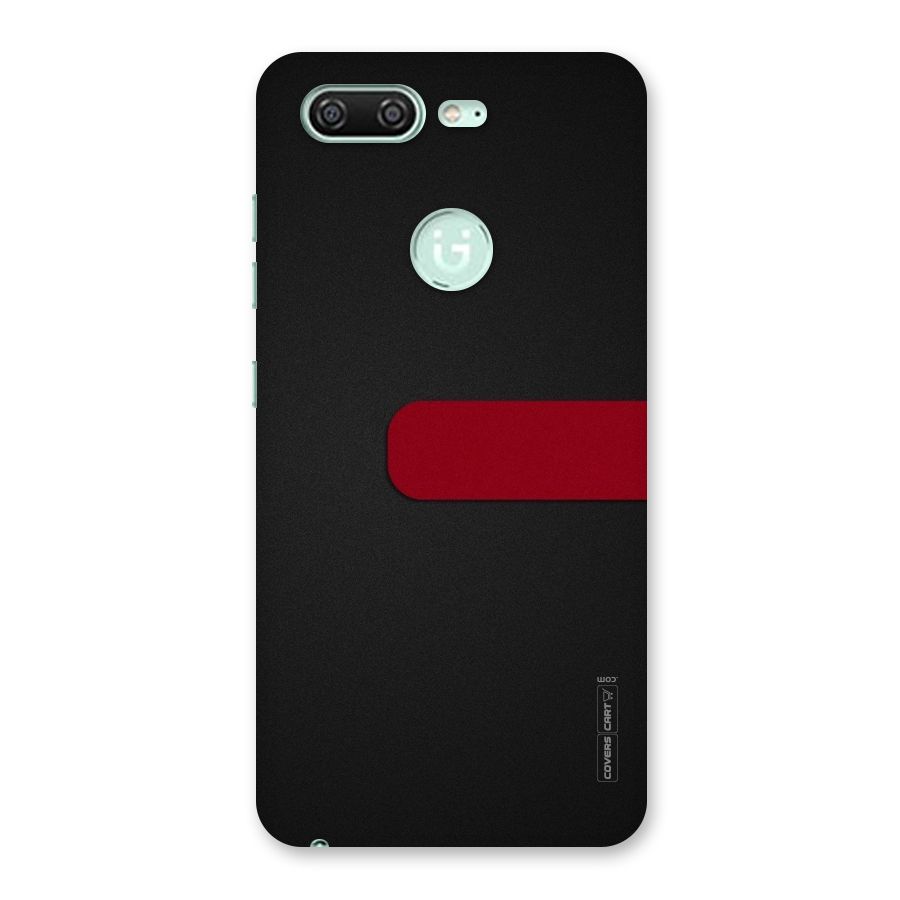 Single Red Stripe Back Case for Gionee S10
